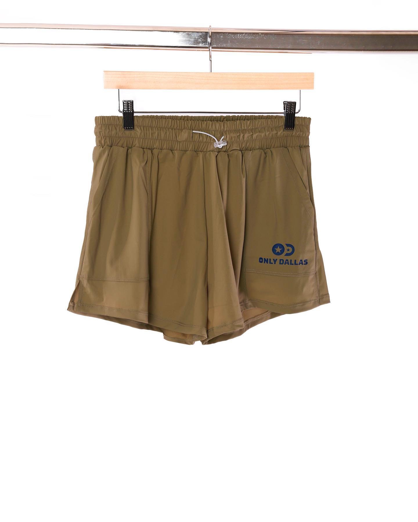 Only Dallas Logo Casual Shorts – Olive