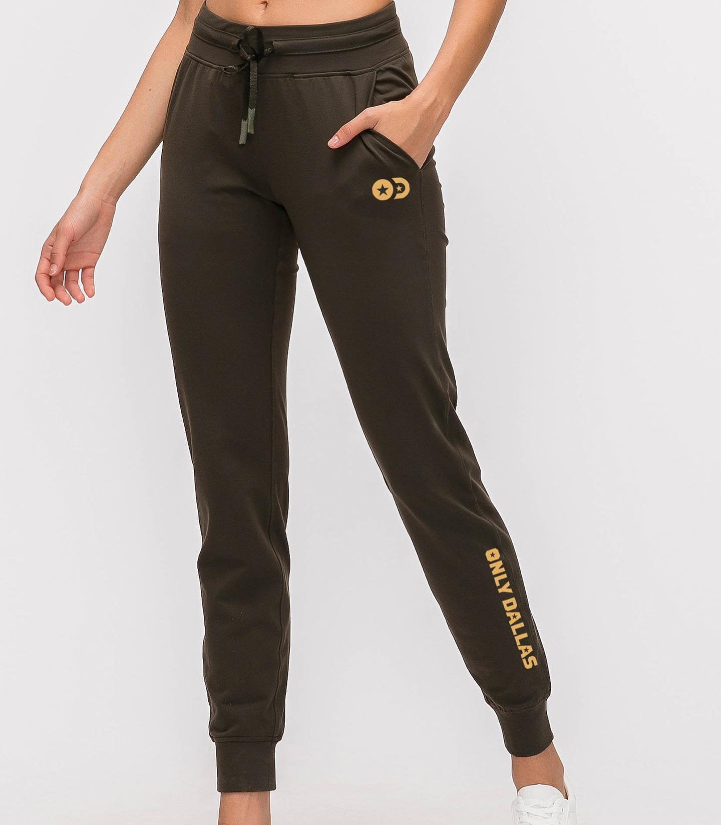 Only Dallas Logo Jogger Pants – Black