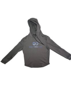 Only Dallas Logo Pullover Hoodie – Grey Blue Print