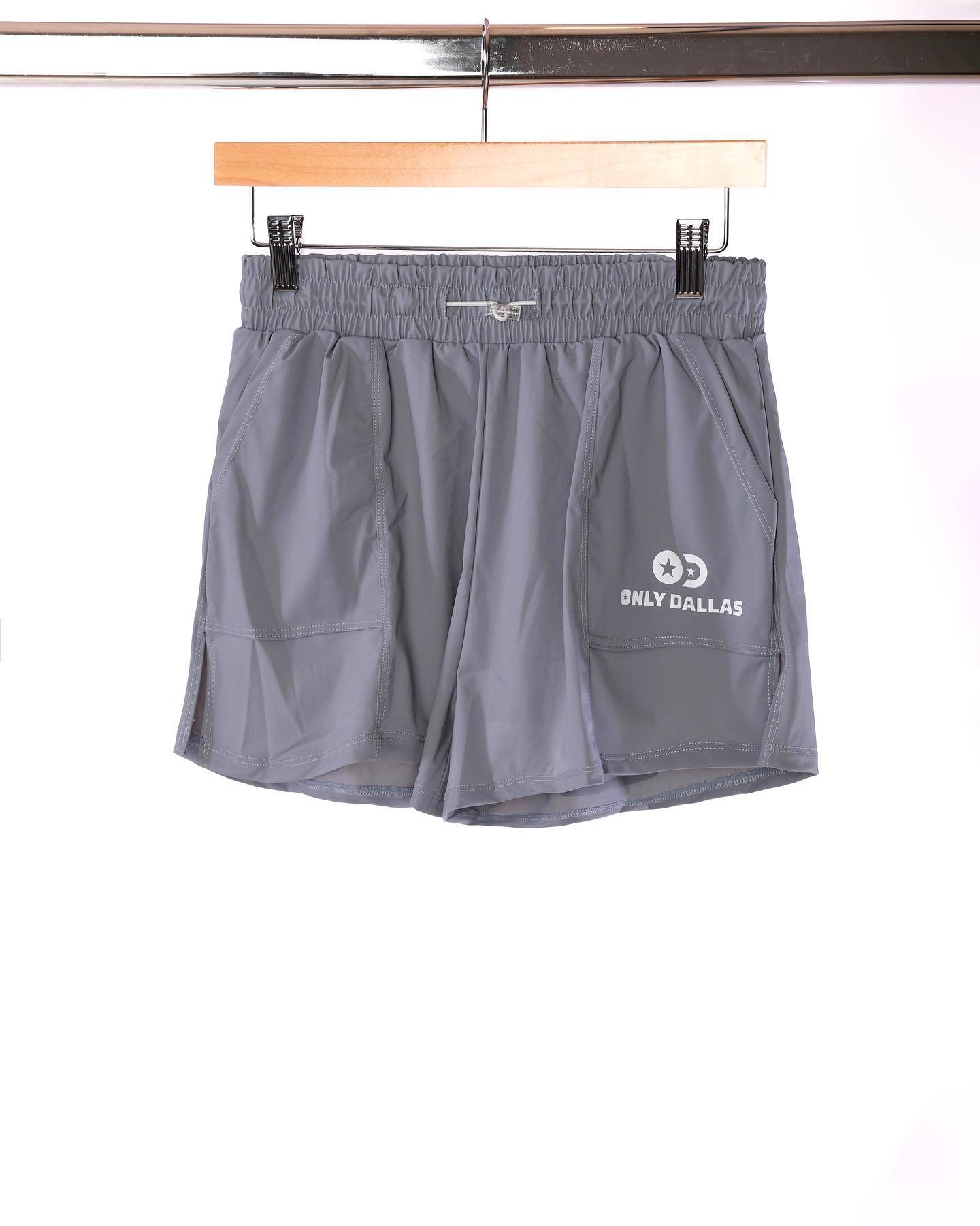 Only Dallas Logo Casual Shorts – Grey